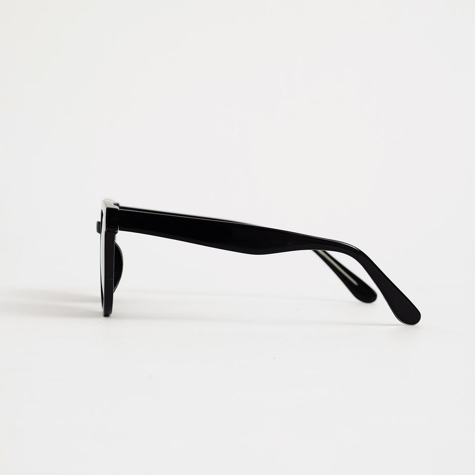 S708BK 圓型膠框太陽眼鏡