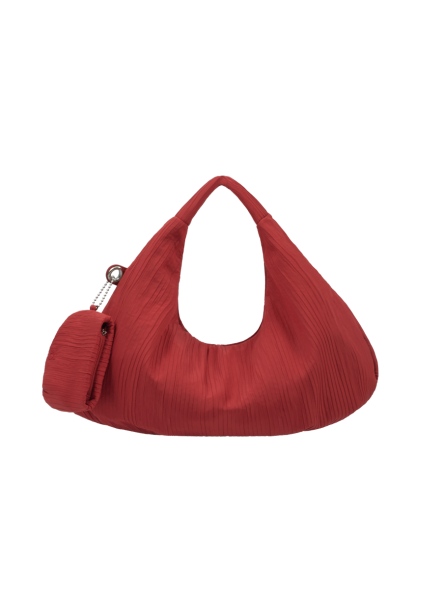 Abby 抓皺直紋兩用包