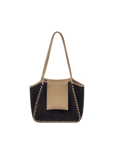 Rita 麂皮編織托特包