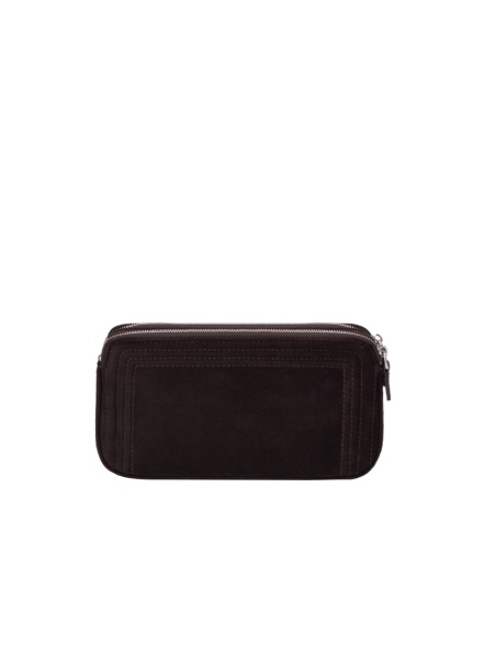 Rae 麂皮鍊條斜挎包