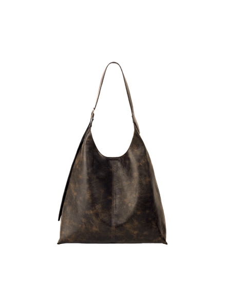 Gaby 真皮抓皺托特包