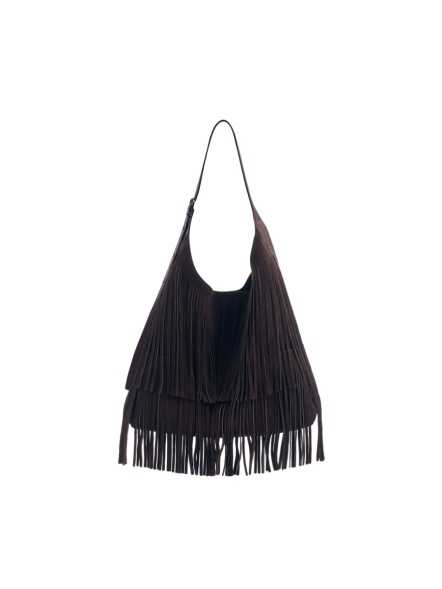 Sue 真皮流蘇托特包