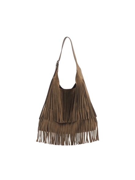 Sue 真皮流蘇托特包